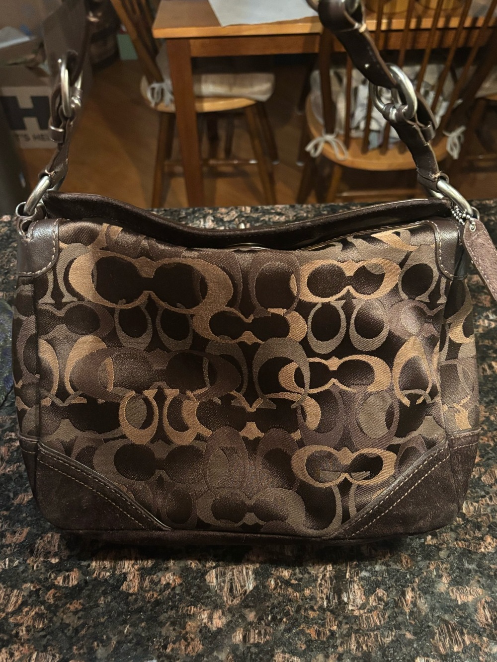 GUC Coach Chelsea Optic Shoulder Bag y2k